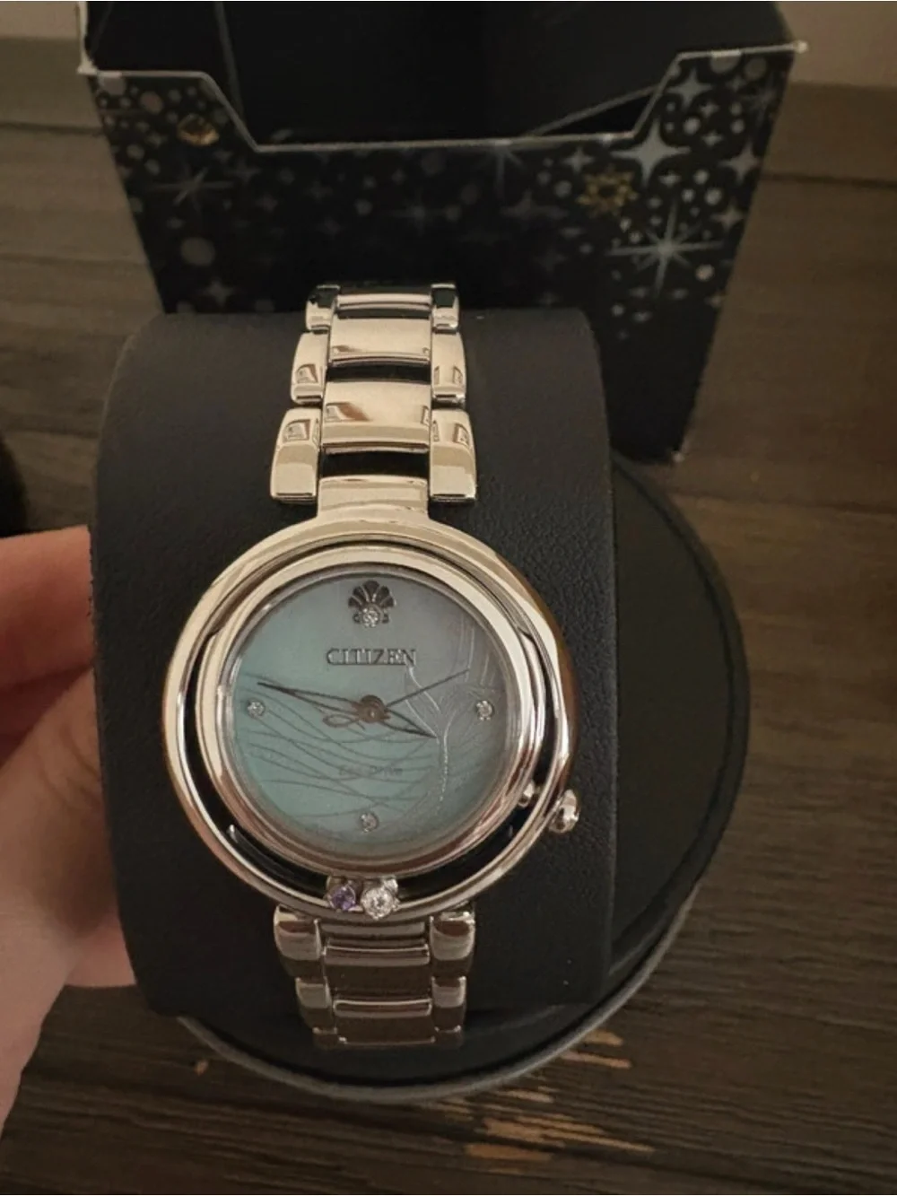 Citizen EM0820-56N ARIEL DISNEY PRINCESS Eco-Drive Diamond Womens Watch